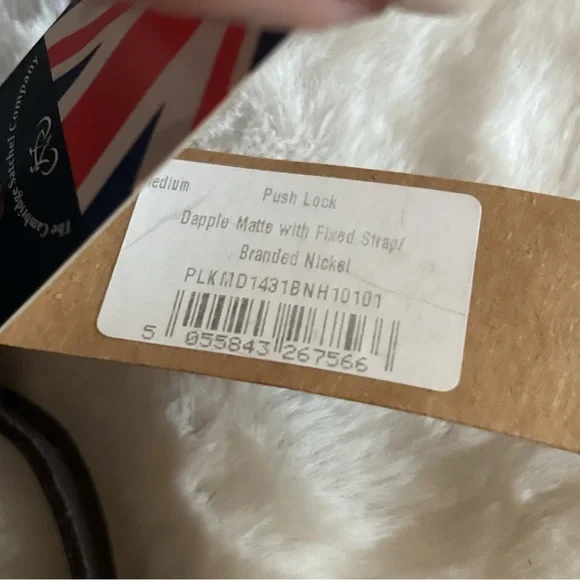 The Cambridge Satchel Company medium Push Lock Dapple Matte branded nickel gray - Picture 10 of 16